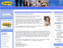 Tablet Screenshot of cynthiahashcares.caregiverslibrary.org